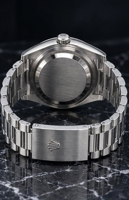 ROLEX DAY-DATE BAGUETTE PLATEADO-BLANCO